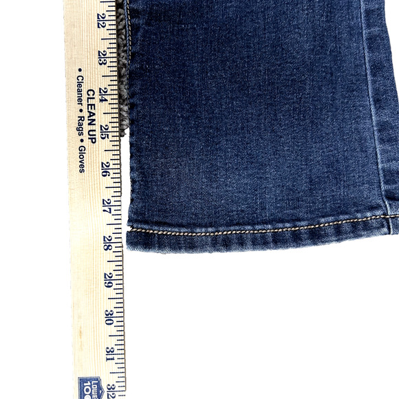 Shyanne Jeans Women’s 26 Short Blue Bootcut Mid Rise Western Embroidered Pocket - Picture 7 of 9